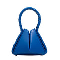 Bianca Geometric Triangle Braided Handle Mini Handbag