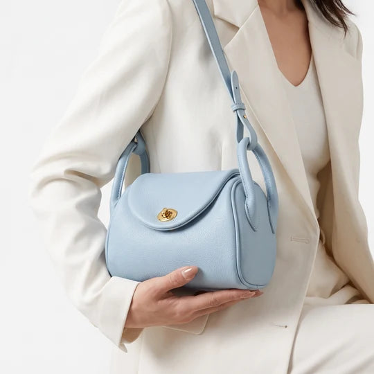 Gwen Pebbled Pillow Top Handle Crossbody Bag