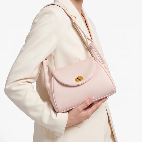 Gwen Pebbled Pillow Top Handle Crossbody Bag