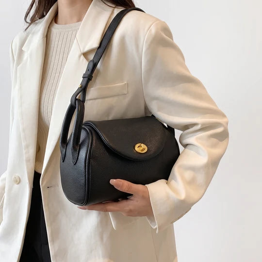 Gwen Pebbled Pillow Top Handle Crossbody Bag