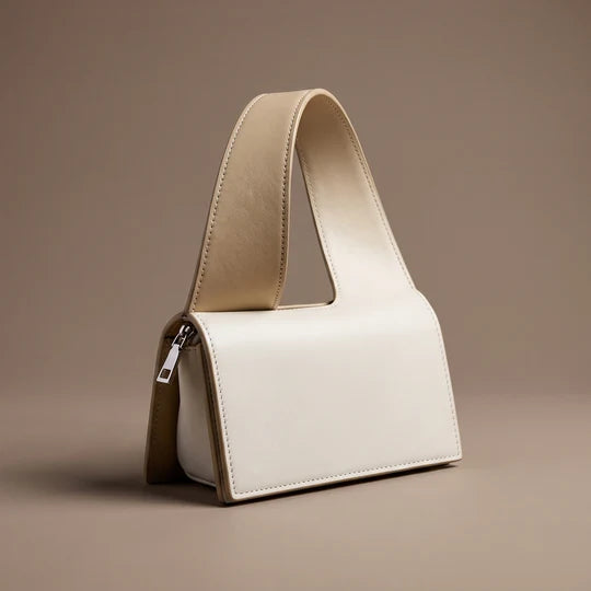 Hazel Color Block Wide Handle Rectangular Handbag